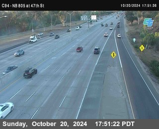 (C094) NB 805 : 47th Street (on ramp)