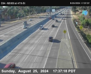 (C094) NB 805 : 47th Street (on ramp)