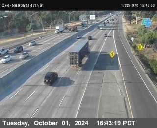 (C094) NB 805 : 47th Street (on ramp)