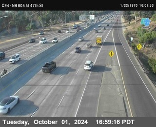 (C094) NB 805 : 47th Street (on ramp)