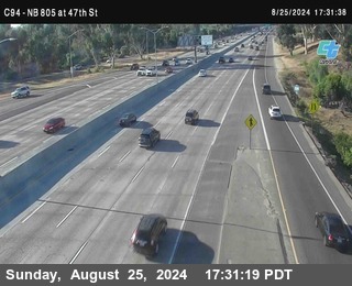 (C094) NB 805 : 47th Street (on ramp)