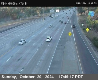 (C094) NB 805 : 47th Street (on ramp)