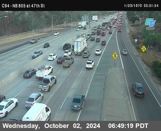 (C094) NB 805 : 47th Street (on ramp)