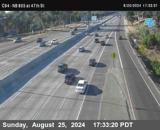 (C094) NB 805 : 47th Street (on ramp)