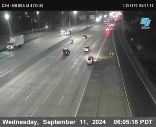 (C094) NB 805 : 47th Street (on ramp)