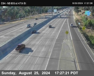 (C094) NB 805 : 47th Street (on ramp)