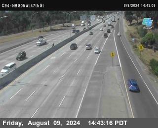 (C094) NB 805 : 47th Street (on ramp)