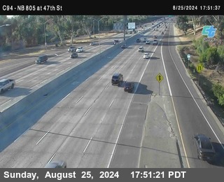 (C094) NB 805 : 47th Street (on ramp)