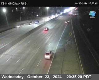 (C094) NB 805 : 47th Street (on ramp)