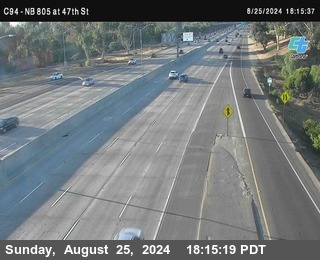 (C094) NB 805 : 47th Street (on ramp)