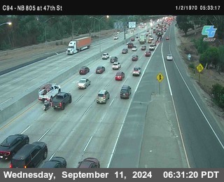 (C094) NB 805 : 47th Street (on ramp)