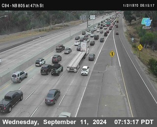 (C094) NB 805 : 47th Street (on ramp)