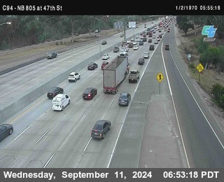 (C094) NB 805 : 47th Street (on ramp)