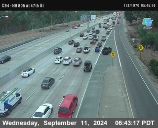 (C094) NB 805 : 47th Street (on ramp)