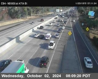 (C094) NB 805 : 47th Street (on ramp)