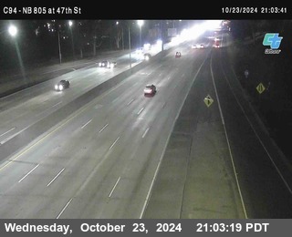 (C094) NB 805 : 47th Street (on ramp)