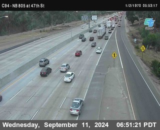 (C094) NB 805 : 47th Street (on ramp)