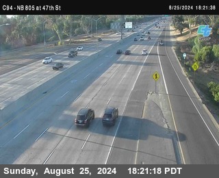 (C094) NB 805 : 47th Street (on ramp)