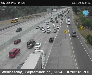 (C094) NB 805 : 47th Street (on ramp)