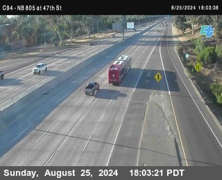 (C094) NB 805 : 47th Street (on ramp)