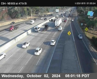 (C094) NB 805 : 47th Street (on ramp)