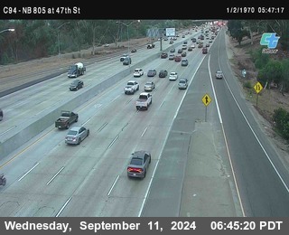 (C094) NB 805 : 47th Street (on ramp)