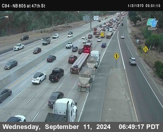 (C094) NB 805 : 47th Street (on ramp)