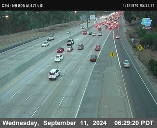 (C094) NB 805 : 47th Street (on ramp)