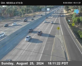 (C094) NB 805 : 47th Street (on ramp)