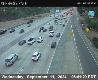 (C094) NB 805 : 47th Street (on ramp)