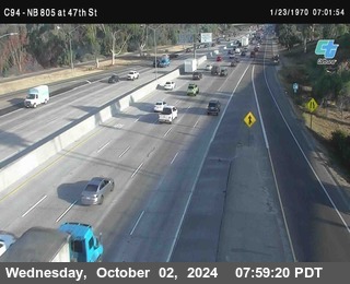 (C094) NB 805 : 47th Street (on ramp)