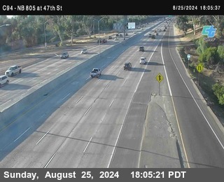 (C094) NB 805 : 47th Street (on ramp)