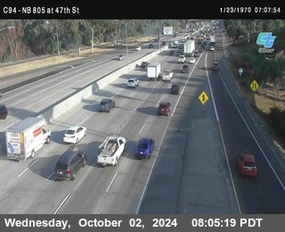 (C094) NB 805 : 47th Street (on ramp)