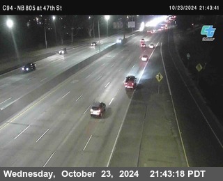 (C094) NB 805 : 47th Street (on ramp)