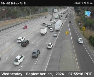 (C094) NB 805 : 47th Street (on ramp)