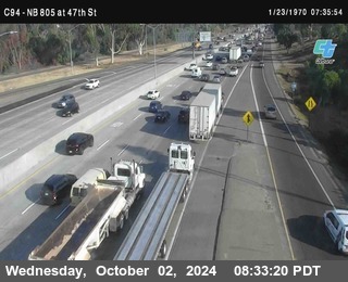 (C094) NB 805 : 47th Street (on ramp)