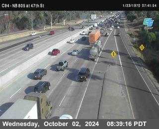 (C094) NB 805 : 47th Street (on ramp)