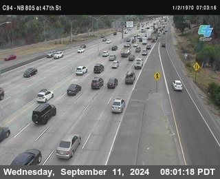 (C094) NB 805 : 47th Street (on ramp)