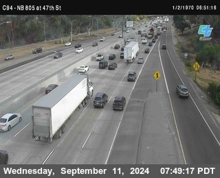 (C094) NB 805 : 47th Street (on ramp)