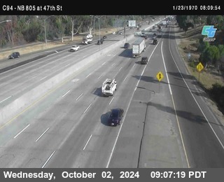 (C094) NB 805 : 47th Street (on ramp)