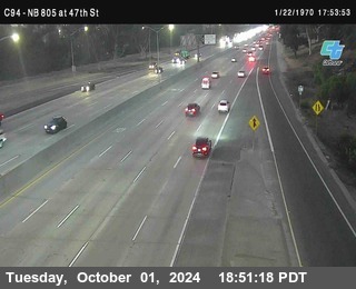 (C094) NB 805 : 47th Street (on ramp)