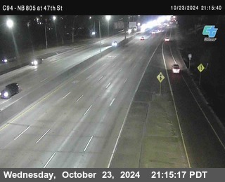 (C094) NB 805 : 47th Street (on ramp)