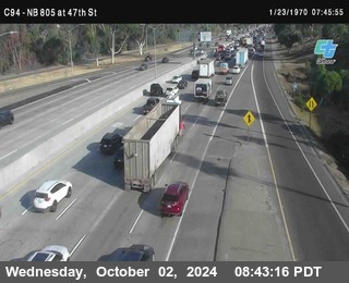 (C094) NB 805 : 47th Street (on ramp)