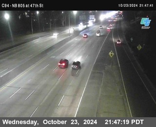 (C094) NB 805 : 47th Street (on ramp)