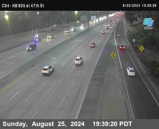 (C094) NB 805 : 47th Street (on ramp)