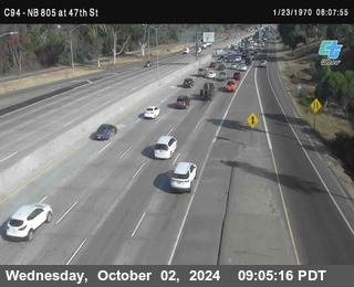 (C094) NB 805 : 47th Street (on ramp)