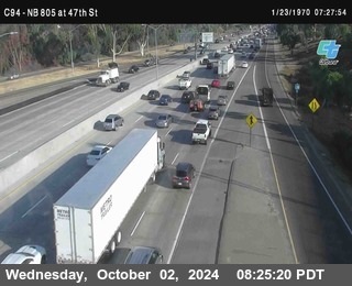 (C094) NB 805 : 47th Street (on ramp)