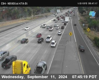 (C094) NB 805 : 47th Street (on ramp)