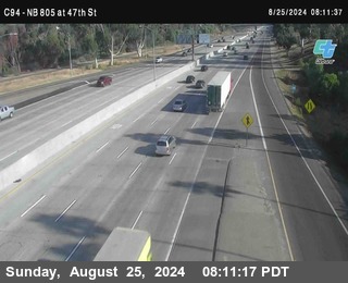 (C094) NB 805 : 47th Street (on ramp)