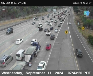 (C094) NB 805 : 47th Street (on ramp)